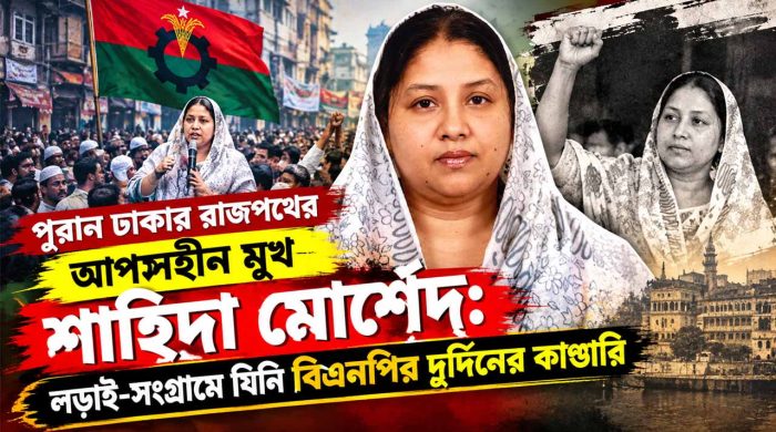 পুরান ঢাকার রাজপথের আপসহীন মুখ শাহিদা মোর্শেদ: লড়াই-সংগ্রামে যিনি বিএনপির দুর্দিনের কাণ্ডারি